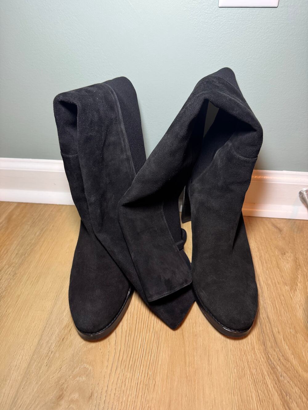 Stuart Weitzman 5050 Over the Knee Suede Boots Size 9